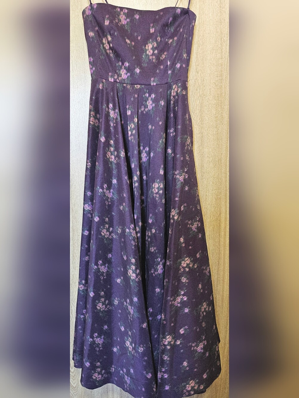 Tuckernuck Purple Floral Cocktail Bridesmaid Summer Party Dress Womens XS - Picture 5 of 8